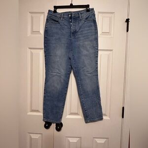 Old Navy High rise OG straight buttonfly size 8